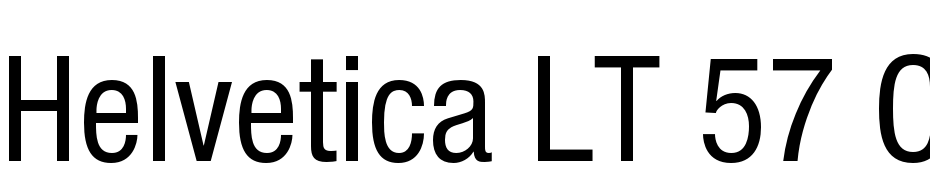 Helvetica LT 57 Condensed Font Download Free